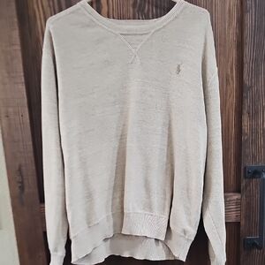 Ralph Lauren Light Tan Crewneck Sweater